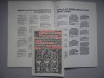 Valkema Blouw, Paul (ed.). - The Leiden "Afdrucksel". A type of specimen of the press of Willem Silvius in its last days (1582).