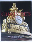 Catalogus Christie's  - European Furniture, Clocks and Works of Art
