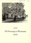 WEIDE, JELLE VAN DER - De Vermaning te Krommenie 1703 - 2003. Een gedenkboek ter gelegenheid van het driehonderdjarig bestaan van de Vermaning te Krommenie