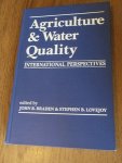Braden, J; Lovejoy, S. - Agriculture and water quality. International perspectives