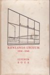  - Gedenkboek uitgegeven bij de viering van het tweede lustrum van het Rijnlands Lyceum te Wassenaar