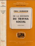 Durkheim - De la division du travail social