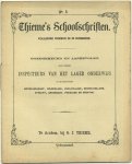 INSPECTEURS VAN HET LAGER ONDERWIJS. - Thieme's schoolschriften . Volledige cursus in 10 nummers. Goedgekeurd en aanbevolen door heeren inspecteurs van het lager onderwijs. Deel 1, 2, 5, 6, 7 en 10.