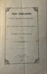 Zaalberg Pzn., J.C. - Eene verklaring, eene briefwisseling en een treurig geschiedverhaal. Woorden aan mijne vrienden. 's Gravenhage, H.C. Susan, 1864, 32 pp.