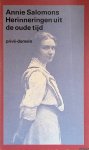 Salomons, Annie - Herinneringen uit de oude tijd aan schrijvers die ik persoonlijk heb gekend