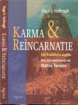 Verbrugh, Hugo S  Omslagontwerp Rob Lucas - Karma & reïncarnatie .. een filosofische analyse  met een voorwoord van Marten Toonder