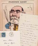SARCEY, Françisque - Three autograph letters signed (ALS) - 3 lettres manuscrites. + 'Les Hommes d'Aujourd'hui' 1879.