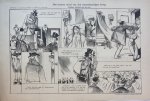Braakensiek, Johan (1858-1940) - [Original lithograph/lithografie by Johan Braakensiek] Het nieuwe tarief van den Geneeskundigen kring, (dubbele honoraria na zes uur), 10 Januari 1897, 1 pp.
