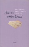 K. Kressmann Taylor - Adres onbekend