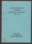 Starkenburg, W. van - Boekenweekgeschenk en andere propaganda voor het boek 1930-1997