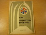 Personi; Lorenzo (1872 - 1956) - Missa Secunda Pontificalis A 3 Voci Miste Con Organo