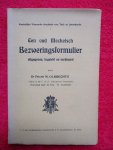 Olbrechts, Frans. - Een oud Mechelsch Bezweringsformulier. Uitgegeven, ingeleid en verklaard.