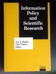 Manten (Editor), Theo Timman (Editor) - Information policy and scientific research: Proceedings of a symposium in honour of Drs. R.E.M. van den Brink, past President of Elsevier, Amsterdam, 2 June 1981