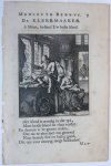 Luyken, Jan (1649-1712) and Luyken, Caspar (1672-1708) - Antique print/originele prent: De Kleermaaker/The Tailor.