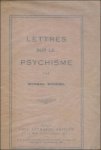 Vogel, Willem. - LETTRES SUR LE PSYCHISME