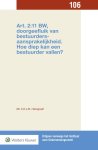 C.E.J.M. Hanegraaf - Art. 2:11 BW, doorgeefluik van bestuurdersaansprakelijkheid