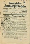  - Astrologischer Auskunftsbogen. Zeitschrift für Forschung, Fortbildung und Erfahrungsaustausch. Jahrgang 1974. 10 out of 12 issues