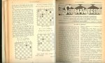 Euwe, Dr. Max en Th. L.M. Liket - hoofdredacteur - De Schaakwereld 1e jaargang 1936-1937 waarin opgenomen de officiele mededelingen van de Amsterdamschen Kantoorschaakbond.