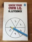 H.J. Eysenck - Know your own I.Q.