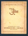 Van Nelle, Rotterdam - Liederenbundel aangeboden door de erven de Wed. J. van Nelle, Rotterdam