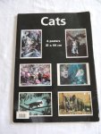 Robert Vavra - photographed by Robert Vavra. - German translation, Gabriele Kunz. / French translation, Thérèse Chatelain-Südkamp - Cats - Photographed by Robert Vavra - POSTERBOOK - A set of six cat posters