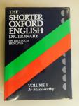 Little William, Fowler and Coulson - The Shorter Oxford English Dictionary  - on historical principles - Volume 1