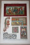  - Antieke kleuren lithografie - Miniaturen - circa 1905