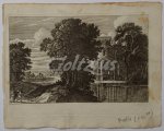 PERELLE, NICOLAS, - Landscape with villa by a lake