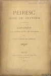 Tamizey de Larroque, Philippe - Peiresc abbé de guitres, Supplément a la notice d'Ant. De Lantenay