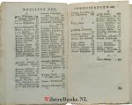 Columba, Wilhelmus / Dreas, Anthonius Gottfried - Naamlyst der Heeren Predikanten, Die onder 't resort van de E. Classis van Dokkum, Zedert de Reformatie, gedient hebben.