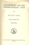 Blok, P.J. Prof. Dr. - Geschiedenis van het Nederlandsche volk .. Derde deel