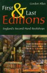 ALLAN, Gordon - First and Last Editions. England'S Second-Hand Bookshops ALLAN, Gordon - First and Last Editions. England'S Second-Hand Bookshops