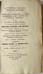 Iddekinge, Tobias Janus van, uit Groningen - Disputatio iuridica inauguralis, de usufructu parentum in bonis liberorum post factum divortium, cessante [...] Groningen J. Oomkens 1827
