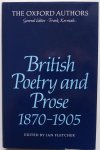 Kermode Frank General Editor, Ian Fletcher Editor - British Poetry and Prose 1870-1905