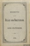 Splitgerber, Louis - Beschrijving van den Atlas van Amsterdam, van Louis Splitgerber 1874