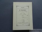 Pierre Vincent Bets. - Histoire de la ville et des institutions de Tirlemont, d'après des documents authentiques, la plupart inédits. Tome I. [Facsimile]