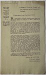 Vogelvanger, secretaris generaal Brabant. - Publication Brabant 1810 | Extract uit het verbaal van den landdrost Braband, 1810, divisie financie, 1 p.