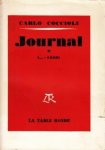 COCCIOLI, Carlo - Journal (...-1956). (Inscribed by the author).