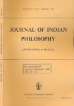 Matilal, Bimal K. (ed.) - Journal of Indian Philosophy