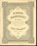 Karl Schaupert - Plafonds-Dekorationen :  Entwürfe zur Verzierung der Decken von Zimmern und Sälen ; mit erl. Text
