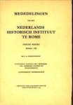 N/A - Mededelingen van het Nederlandsch Historisch Instituut te Rome. Derde Reeks, deel VII