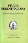  - Studia Rosenthaliana, Volume VIII- number 1 and 2 (1974), Tijdschrift voor Joodse wetenschap en geschiedenis in Nederland. Journal for Jewish Literature and History in the Netherlands