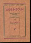 M. C. Fallentin - Vade-mecum : het hoe, wat en waarom van het Nederlandsch Jongelingsverbond