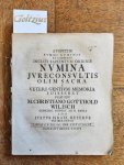 WILISCH, M. CHRISTIANO GOTTHOLD, - Auspiciis summi numinis et consensu incliti sapientum ordinis numina jure consultis olim sacra e veteri gentium memoria e disseret praeside M. Christiano Gotthold Wilisch concion. vespert. ad D. Pauli A. et R. Iustus Israel Beyerus Freibergensis. WILISCH, M. CHRISTIANO GOTTHOLD, - Auspiciis summi numinis et consensu incliti sapientum ordinis numina jure consultis olim sacra e veteri gentium memoria e disseret praeside M. Christiano Gotthold Wilisch concion. vespert. ad D. Pauli A. et R. Iustus Israel Beyerus Freibergensis.
