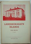  - Landsbokasafn Islands Arbok 1950 - 1951  7 - 8. Ar