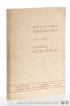 Willems, Jean (intr.). - Repertoire Commemoratif 1928-1963 Gedenkrepertorium.