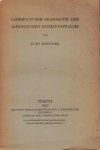 Meissner, Kurt - Lehrbuch der Grammatik der Japanischen Schriftsprache