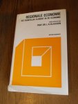 Klaassen, Prof. Dr. L.H. - Regionale economie. Het ruimtelijk element in de economie.