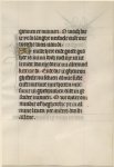  - Dutch Manuscript Leaf on Vellum 15th Century (framed)