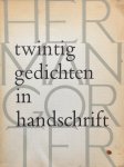Gorter, Herman - Twintig gedichten in handschrift - Ingeleid en verzorgd door Garmt Stuiveling Gorter, Herman - Twintig gedichten in handschrift - Ingeleid en verzorgd door Garmt Stuiveling